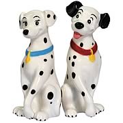 101 Dalmatians Dalmatians in Love Salt and Pepper Shakers